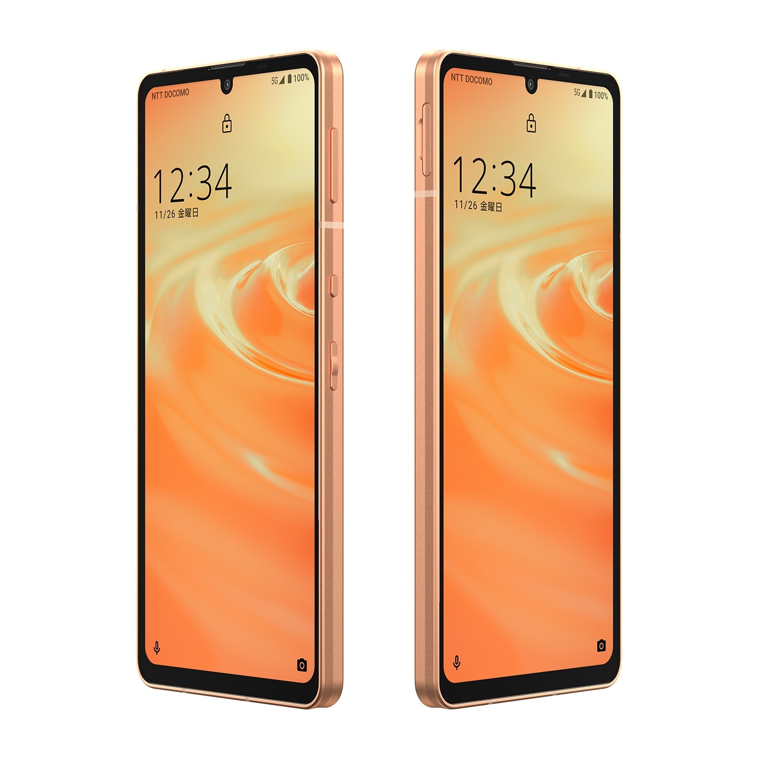 AQUOS sense6 64GB ライトカッパー SIMフリー docomo版 中古B