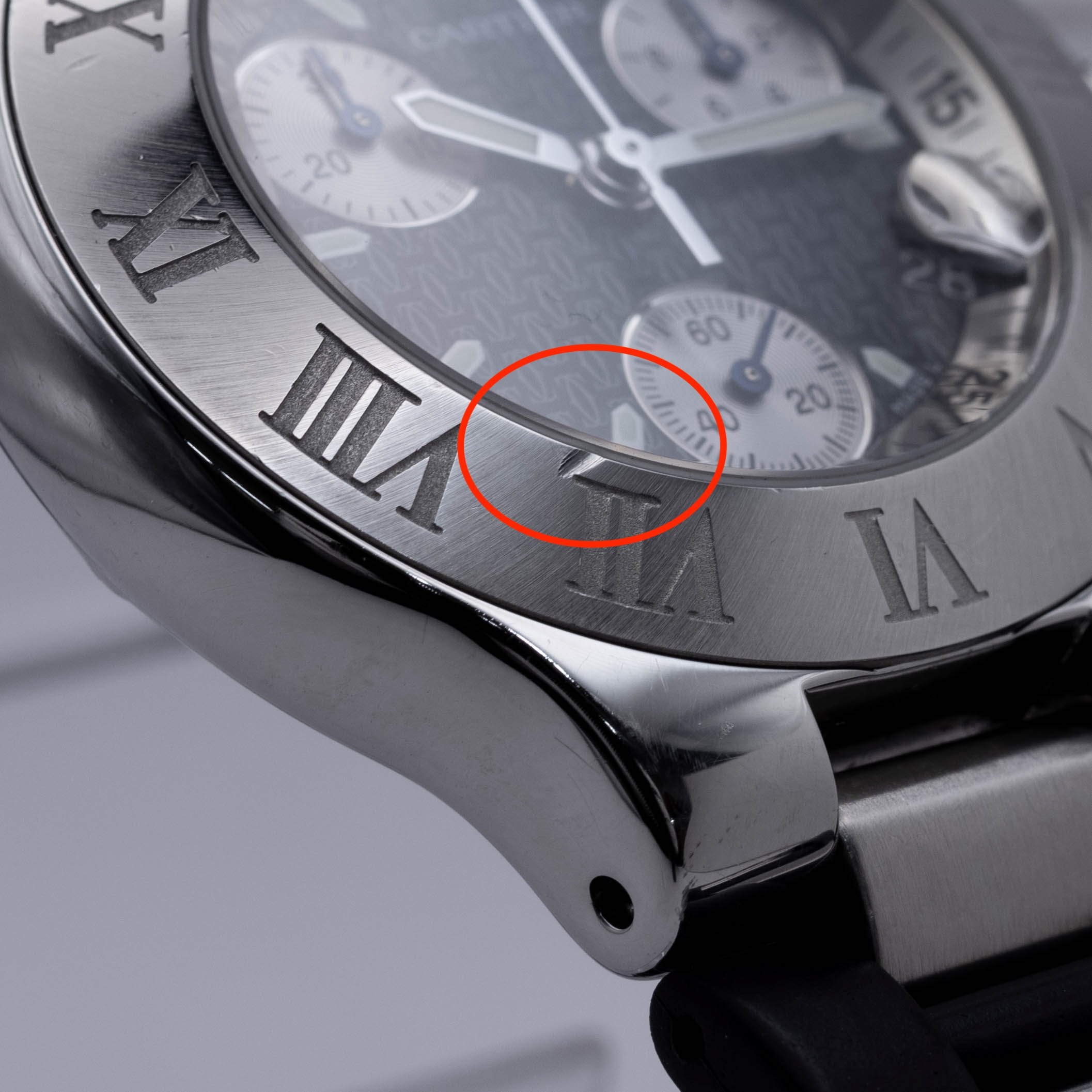 ベルトジャンク カルティエ CARTIER W10125U2 クロノスカフ